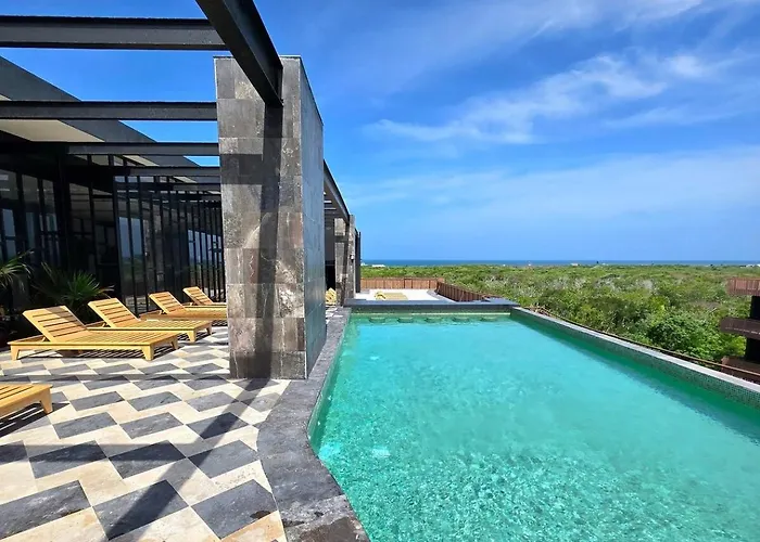 Apartment Private Pool With Access And Baby Crib - Zone Tulum
